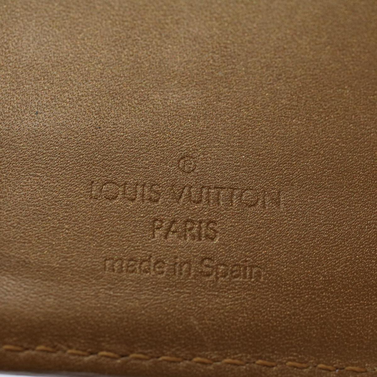 LOUIS VUITTON Monogram Mat Agenda PM Day Planner Cover Amble R20934 hk872