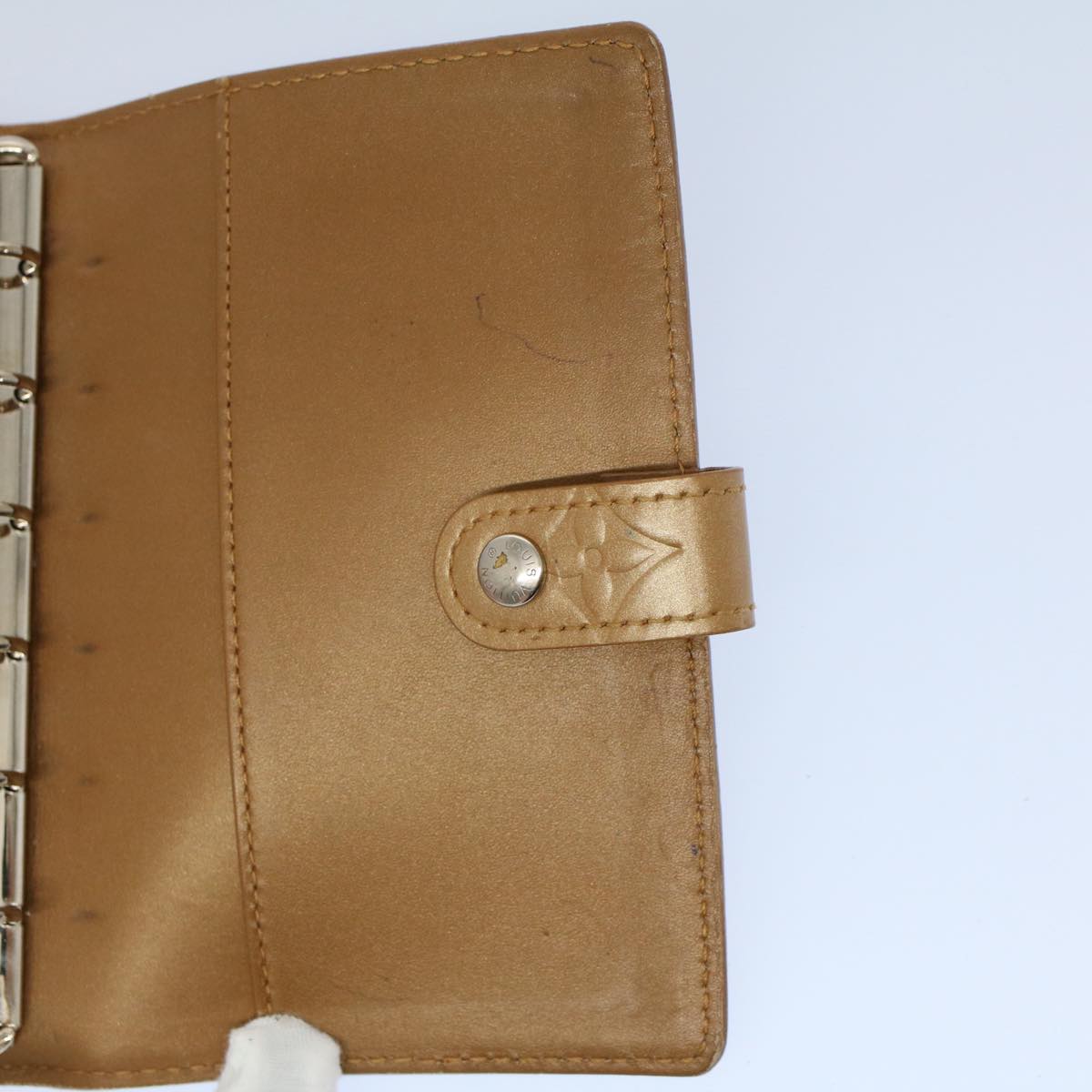 LOUIS VUITTON Monogram Mat Agenda PM Day Planner Cover Amble R20934 hk872