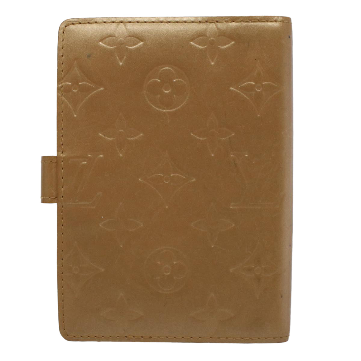 LOUIS VUITTON Monogram Mat Agenda PM Day Planner Cover Amble R20934 hk872