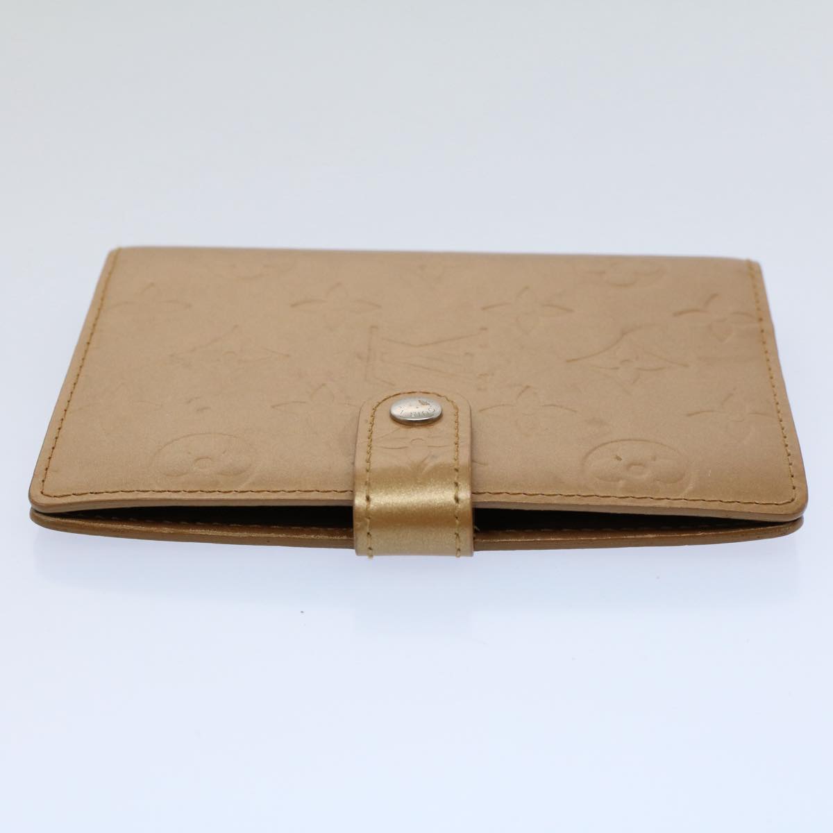 LOUIS VUITTON Monogram Mat Agenda PM Day Planner Cover Amble R20934 hk872