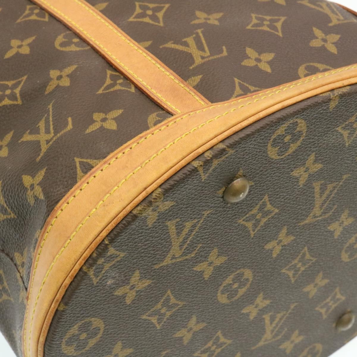 LOUIS VUITTON Monogram Bucket GM Shoulder Bag M42236 LV hs011
