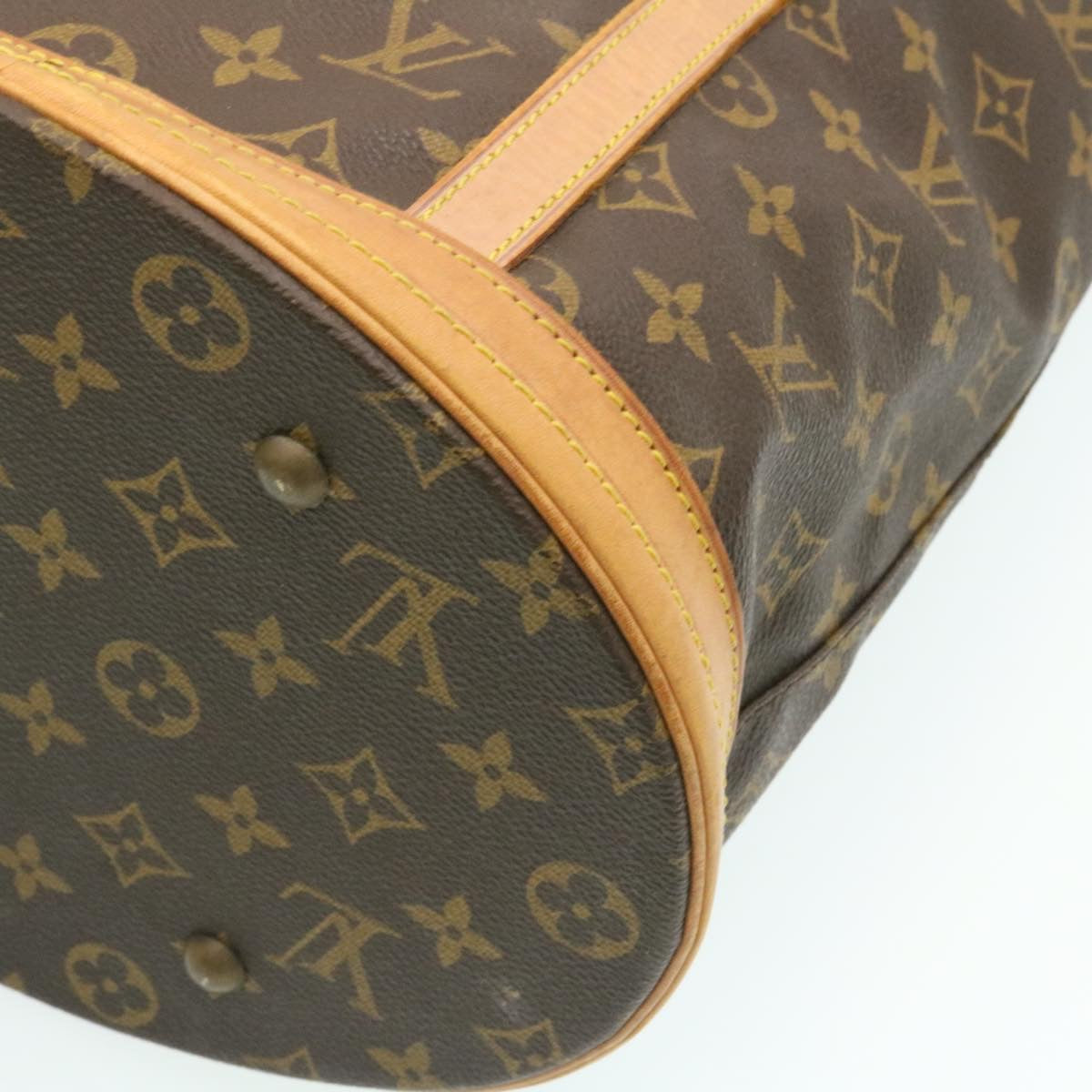 LOUIS VUITTON Monogram Bucket GM Shoulder Bag M42236 LV hs011