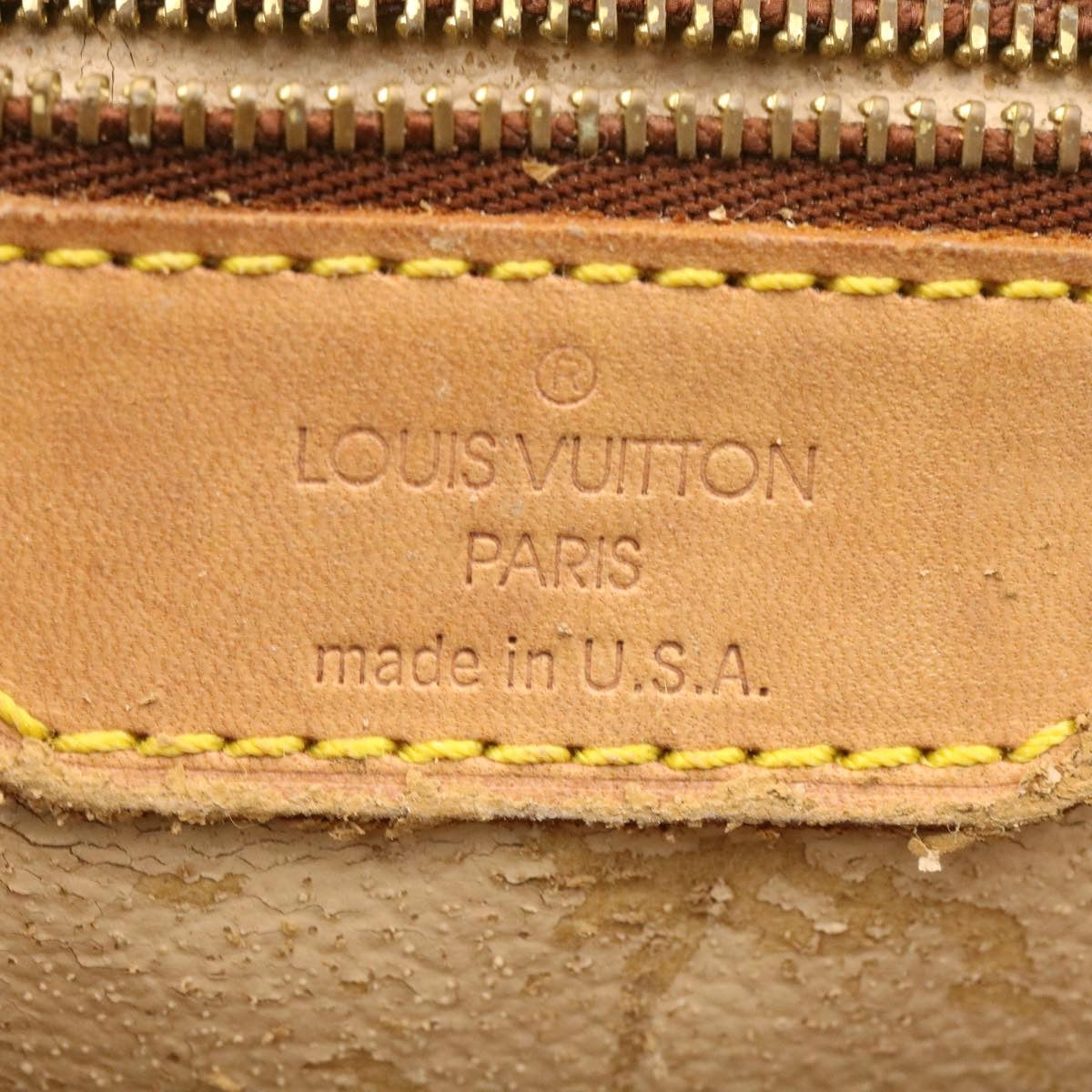 LOUIS VUITTON Monogram Bucket GM Shoulder Bag M42236 LV hs011