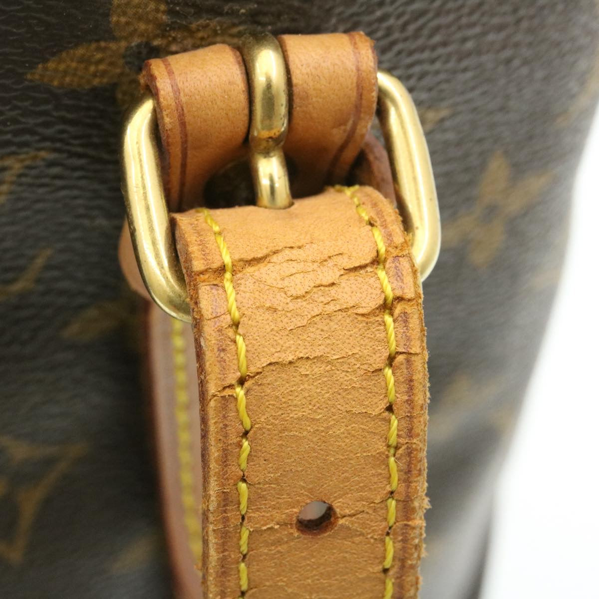 LOUIS VUITTON Monogram Bucket GM Shoulder Bag M42236 LV hs011