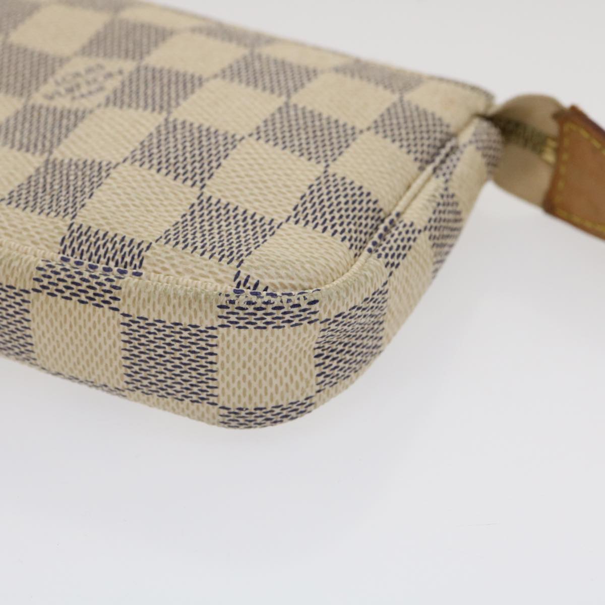 LOUIS VUITTON Damier Azur Mini Pochette Accessoires Pouch N58010 LV  hs1013