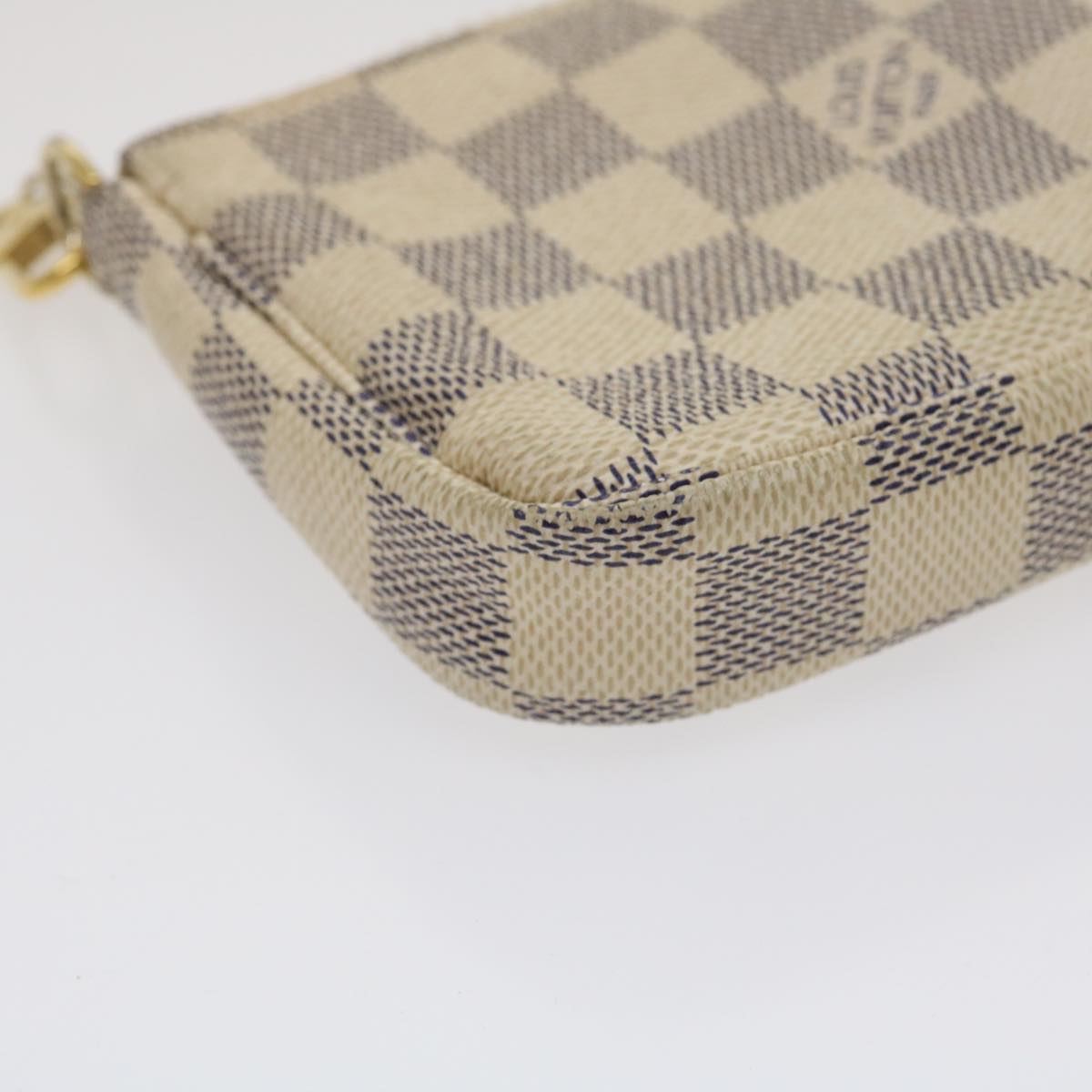 LOUIS VUITTON Damier Azur Mini Pochette Accessoires Pouch N58010 LV  hs1013
