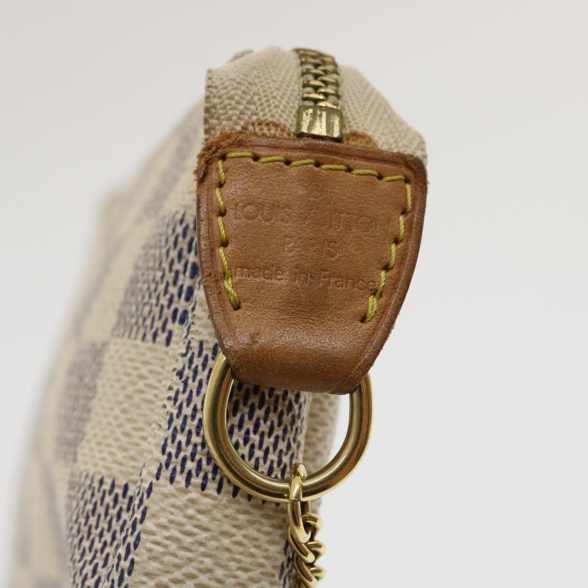 LOUIS VUITTON Damier Azur Mini Pochette Accessoires Pouch N58010 LV  hs1013