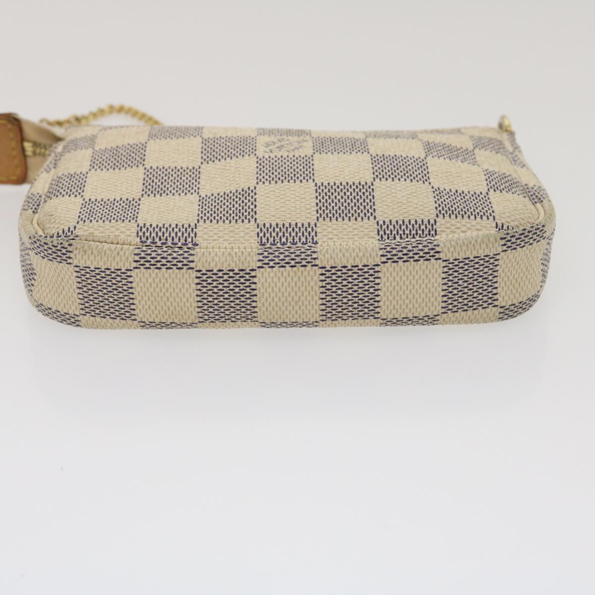 LOUIS VUITTON Damier Azur Mini Pochette Accessoires Pouch N58010 LV  hs1013