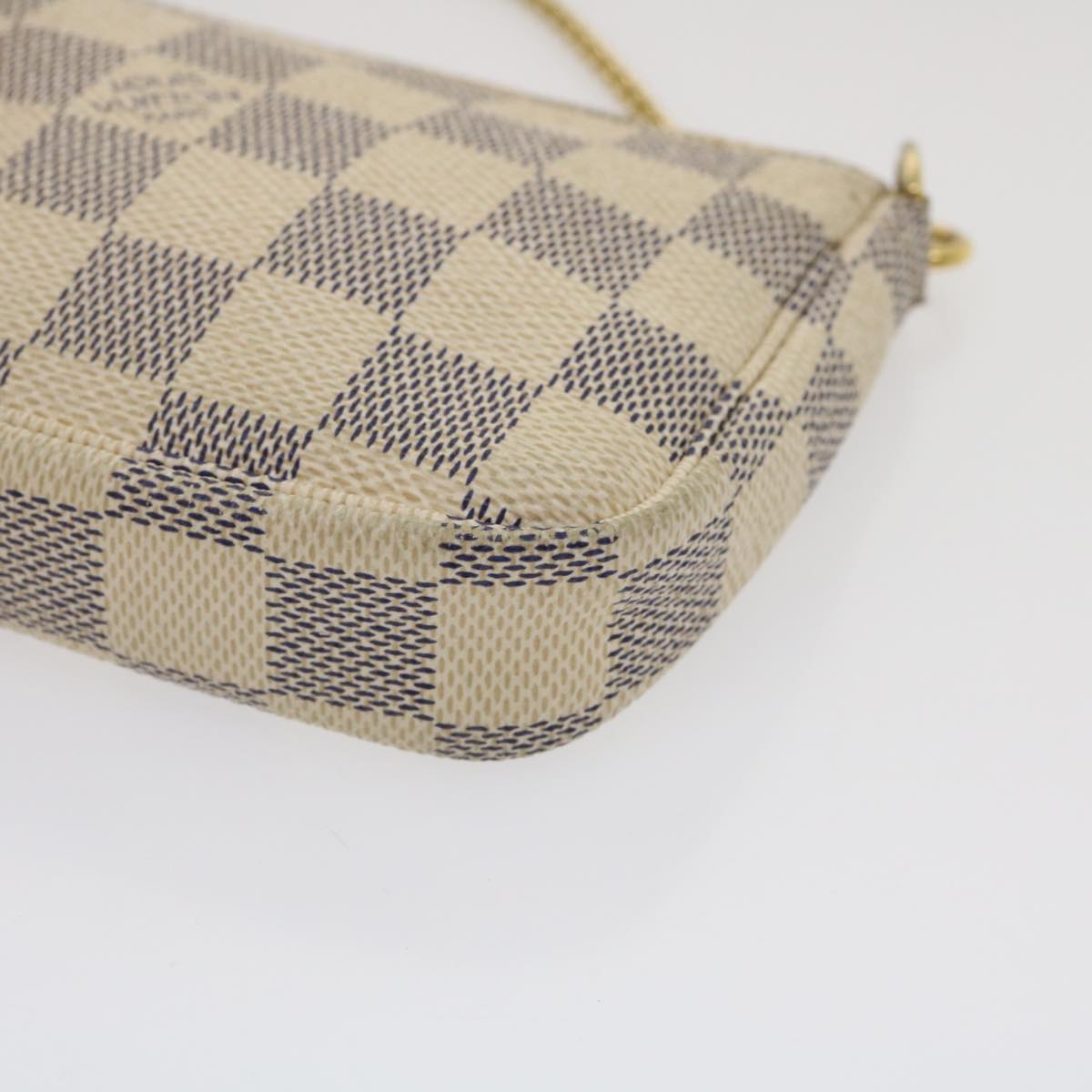 LOUIS VUITTON Damier Azur Mini Pochette Accessoires Pouch N58010 LV  hs1013