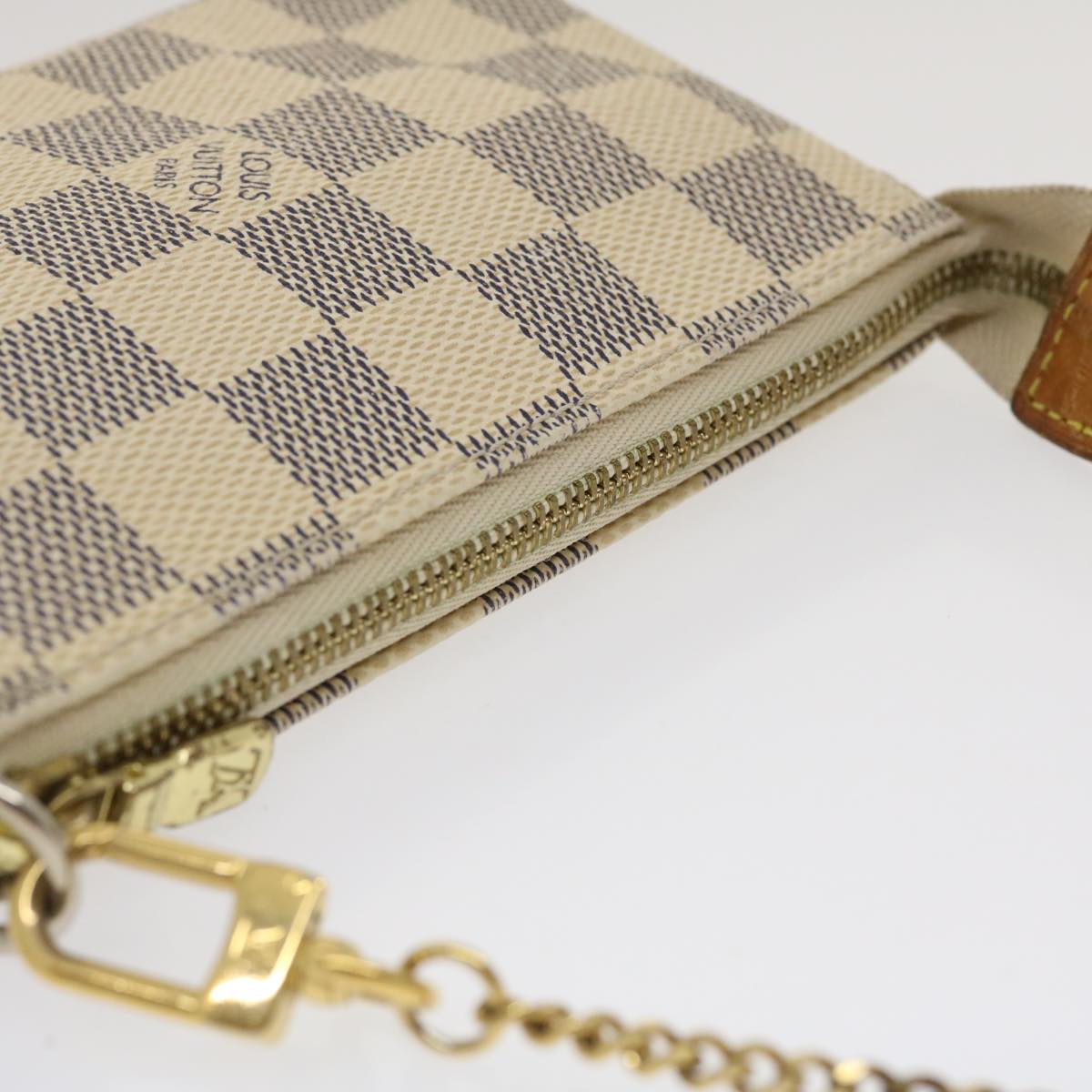 LOUIS VUITTON Damier Azur Mini Pochette Accessoires Pouch N58010 LV  hs1088