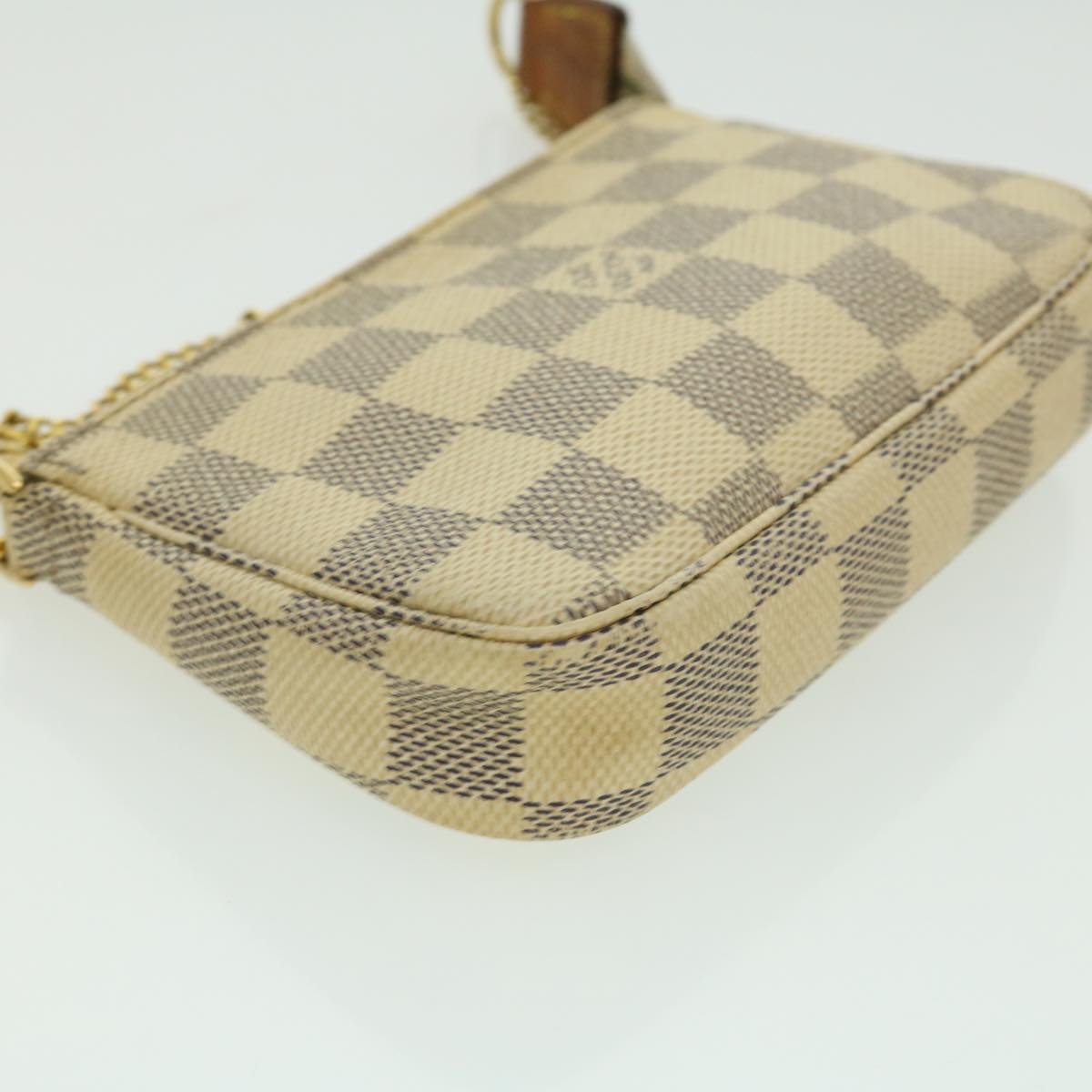LOUIS VUITTON Damier Azur Mini Pochette Accessoires Pouch N58010 LV  hs1183