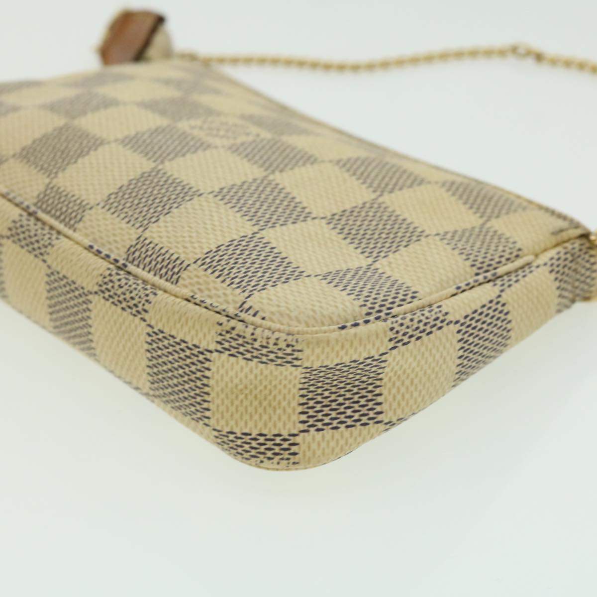 LOUIS VUITTON Damier Azur Mini Pochette Accessoires Pouch N58010 LV  hs1183