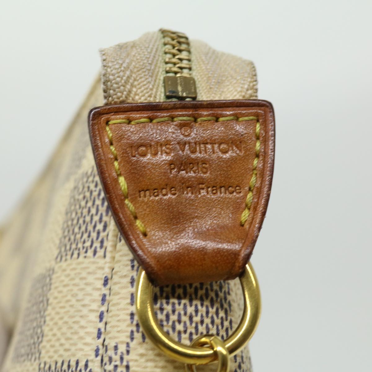 LOUIS VUITTON Damier Azur Mini Pochette Accessoires Pouch N58010 LV  hs1183