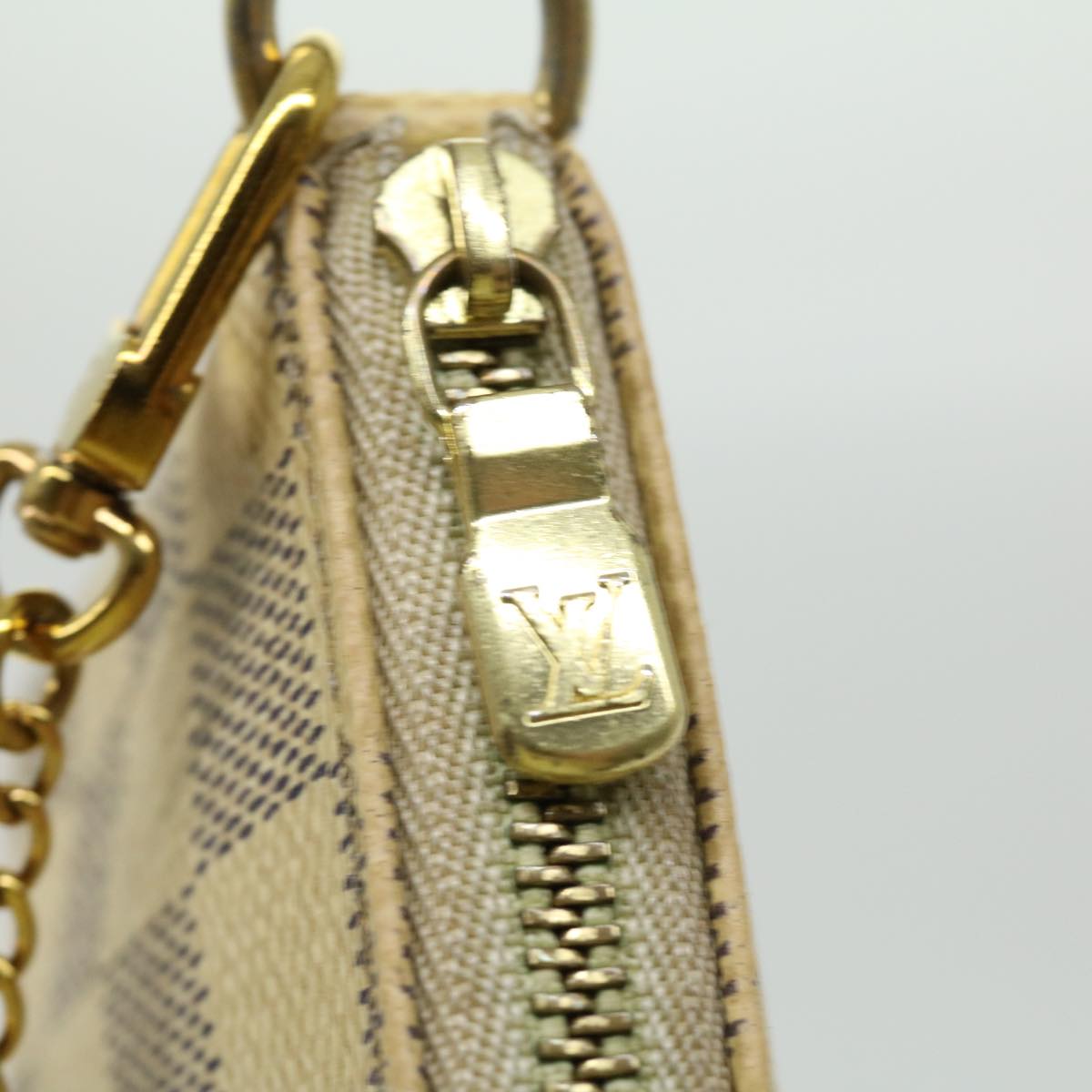 LOUIS VUITTON Damier Azur Mini Pochette Accessoires Pouch N58010 LV  hs1183