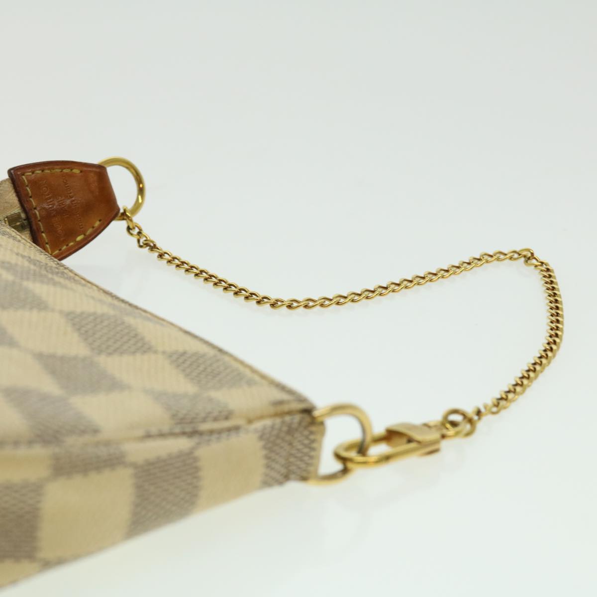 LOUIS VUITTON Damier Azur Mini Pochette Accessoires Pouch N58010 LV  hs1183