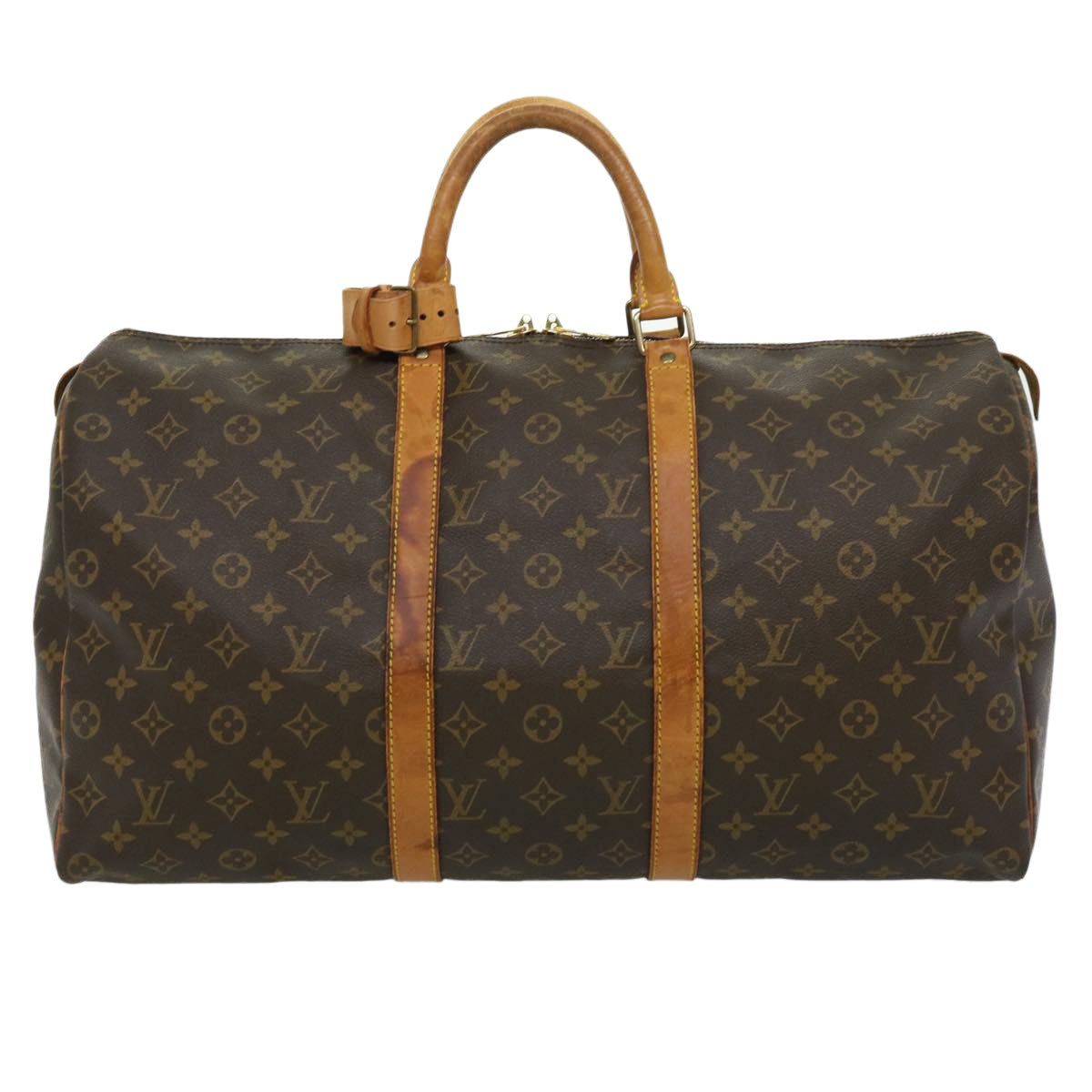 LOUIS VUITTON Monogram Keepall 50 Boston Bag M41426 LV hs1199