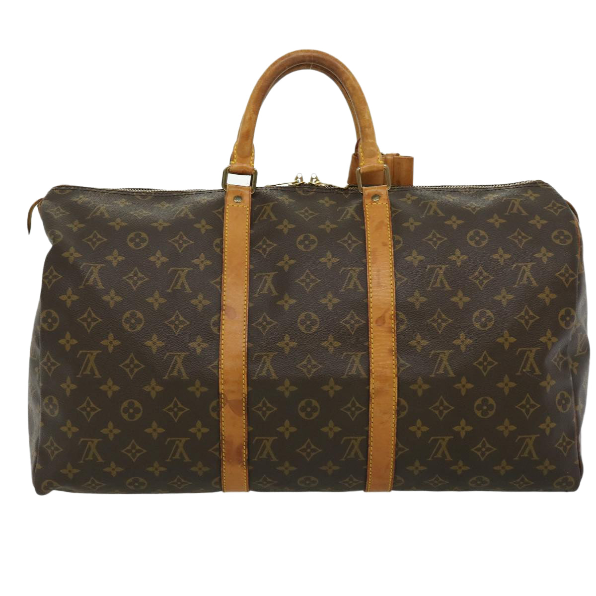 LOUIS VUITTON Monogram Keepall 50 Boston Bag M41426 LV hs1199