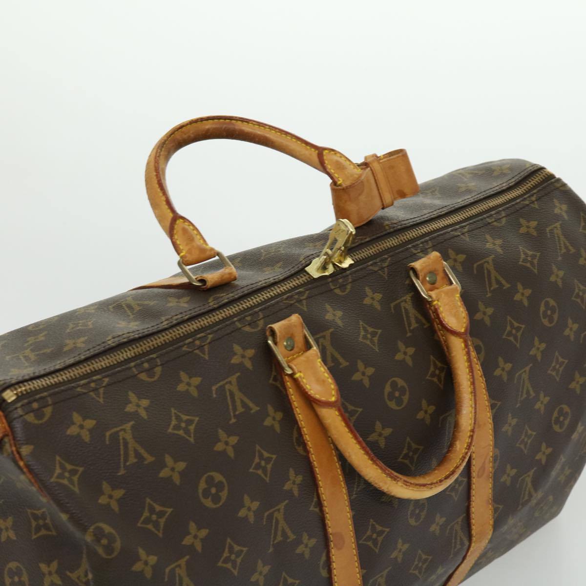 LOUIS VUITTON Monogram Keepall 50 Boston Bag M41426 LV hs1199