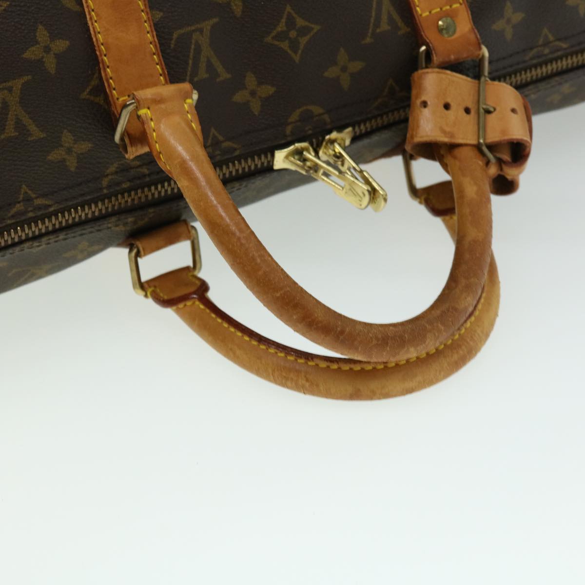 LOUIS VUITTON Monogram Keepall 50 Boston Bag M41426 LV hs1199