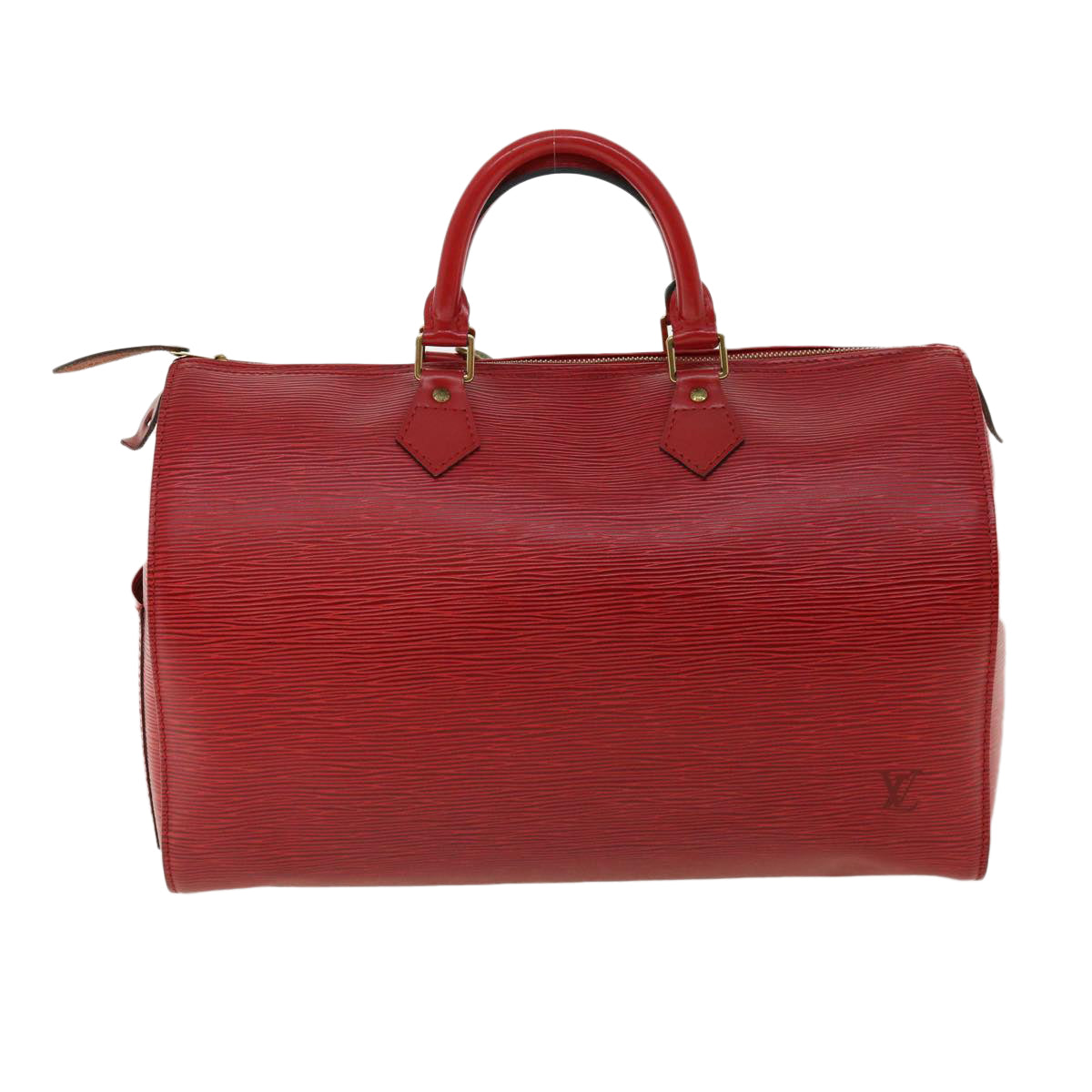 LOUIS VUITTON Epi Speedy 35 Hand Bag Red M42997 LV hs1231