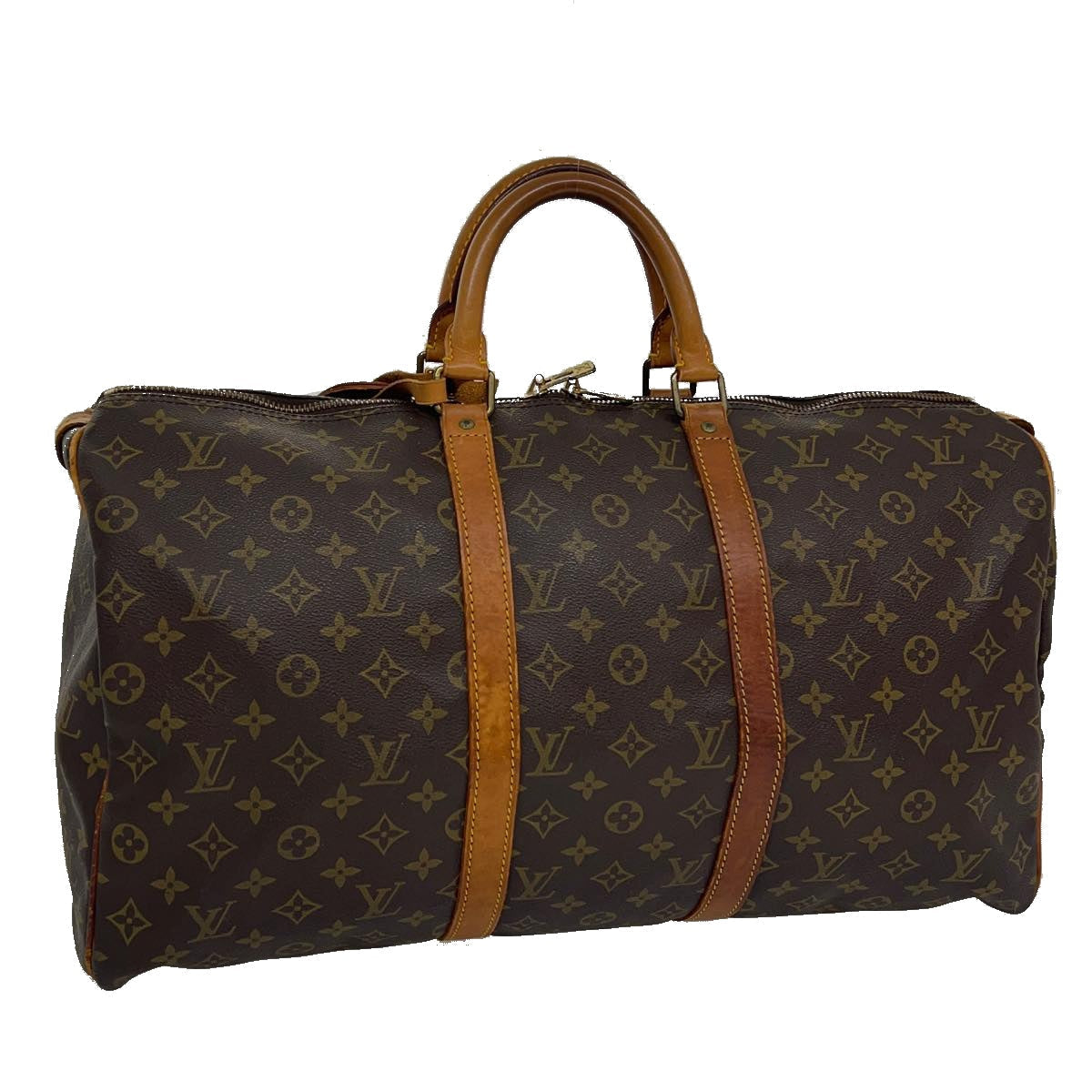 LOUIS VUITTON Monogram Keepall 50 Boston Bag M41426 LV hs1236