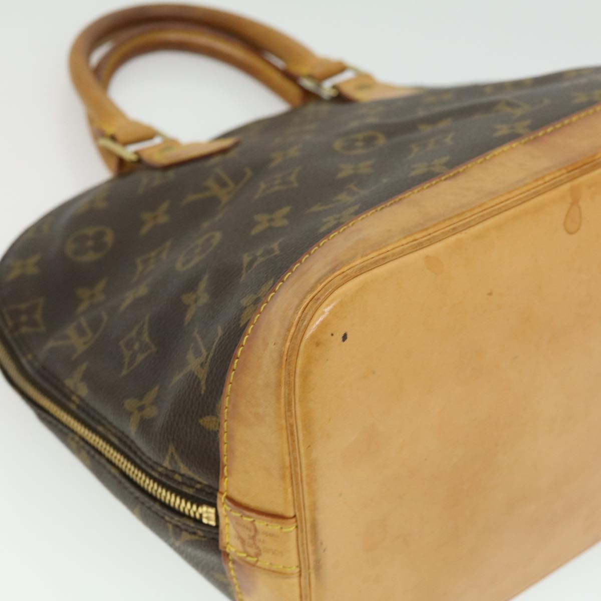 LOUIS VUITTON Monogram Alma Hand Bag M51130 LV hs1253