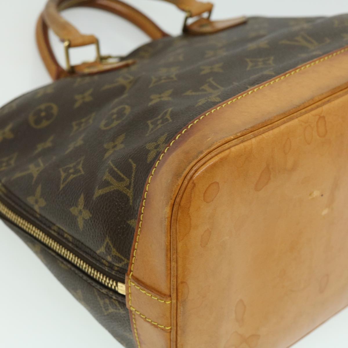 LOUIS VUITTON Monogram Alma Hand Bag M51130 LV hs1255