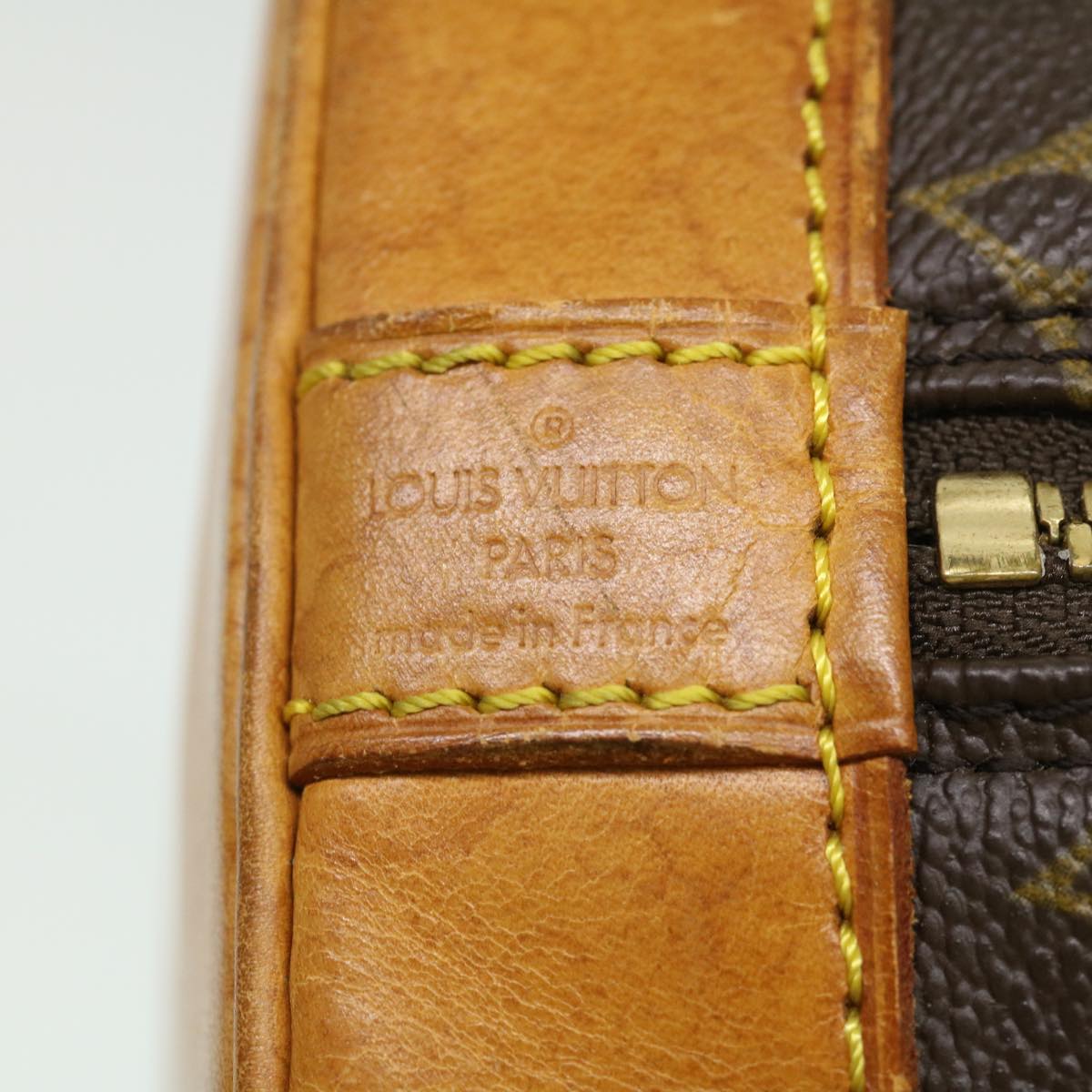LOUIS VUITTON Monogram Alma Hand Bag M51130 LV hs1255