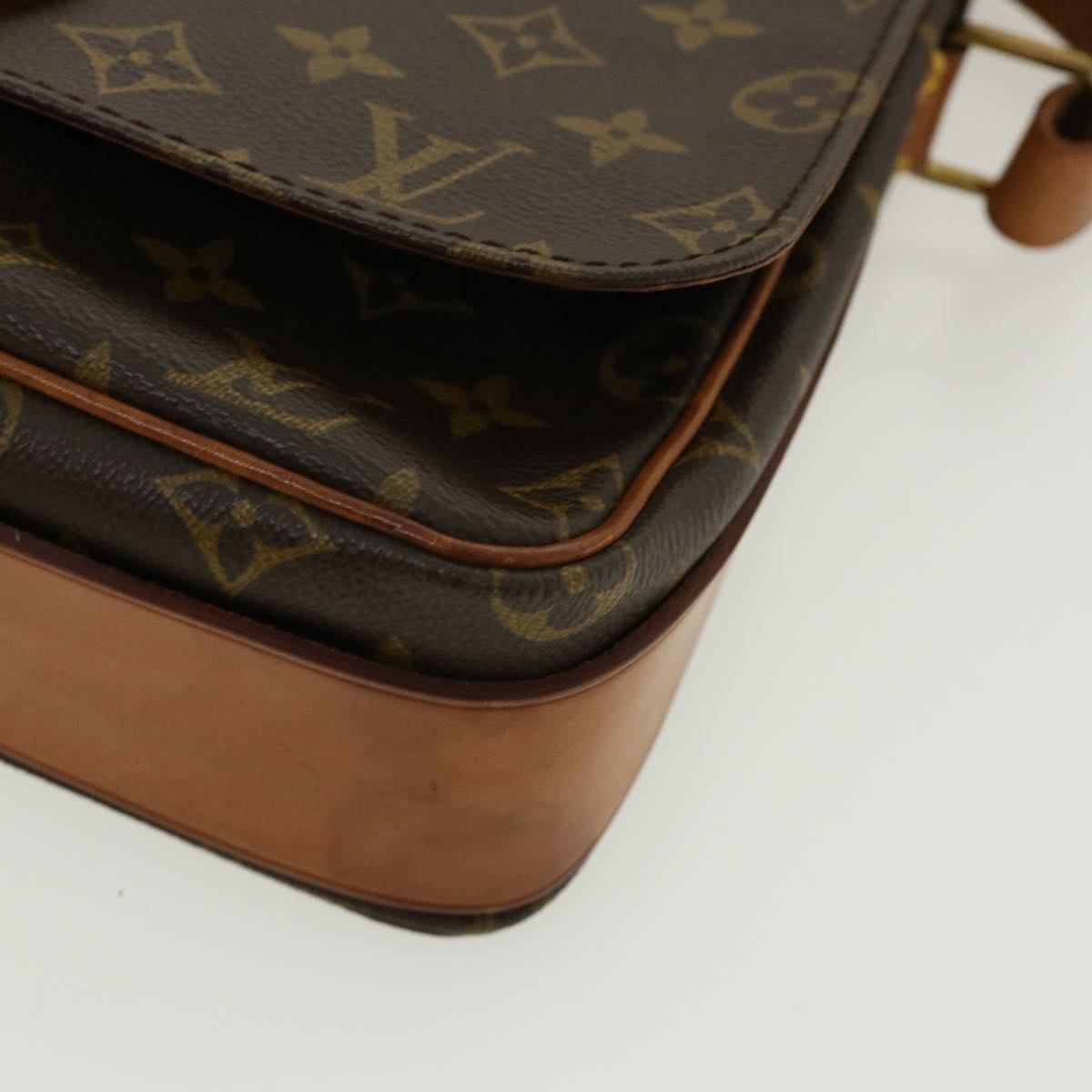LOUIS VUITTON Monogram Cartouchiere GM Shoulder Bag M51252 LV hs1276