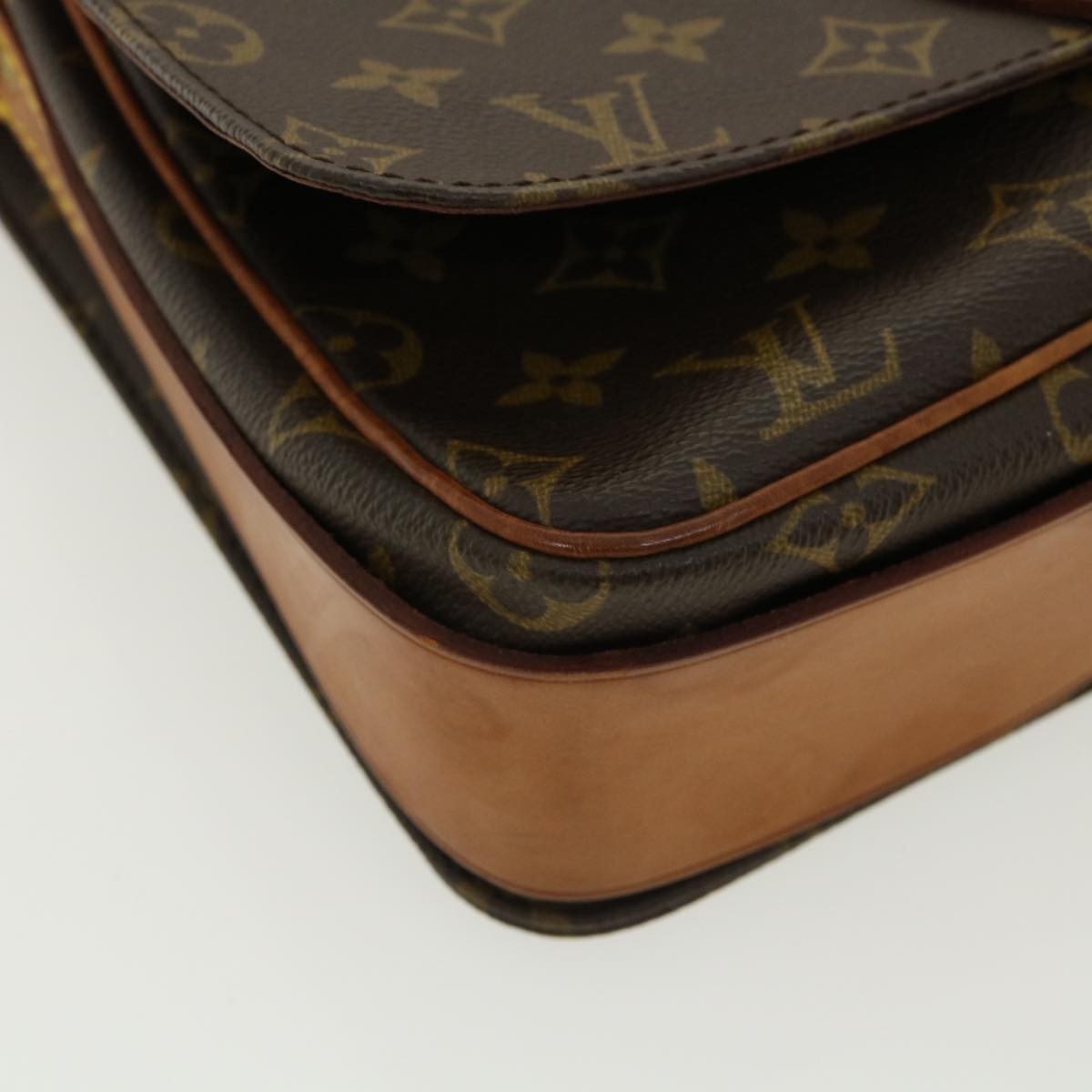 LOUIS VUITTON Monogram Cartouchiere GM Shoulder Bag M51252 LV hs1276