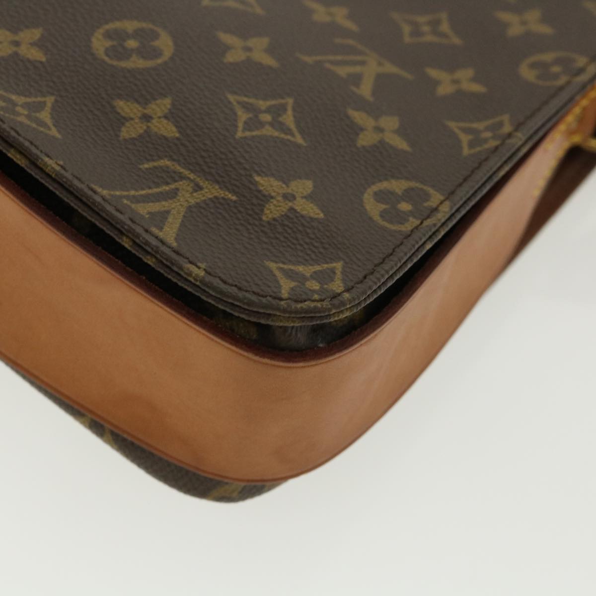 LOUIS VUITTON Monogram Cartouchiere GM Shoulder Bag M51252 LV hs1276