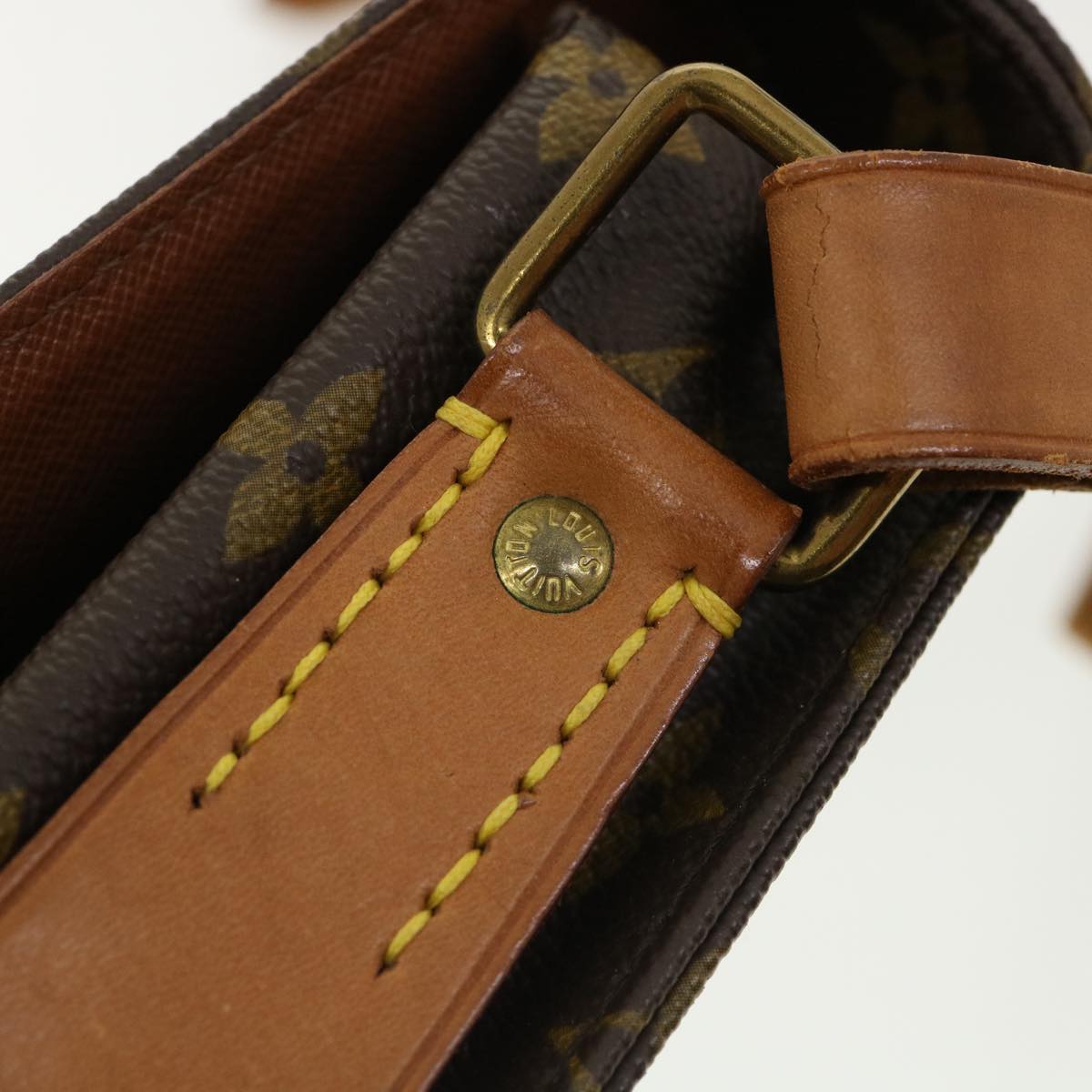 LOUIS VUITTON Monogram Cartouchiere GM Shoulder Bag M51252 LV hs1276
