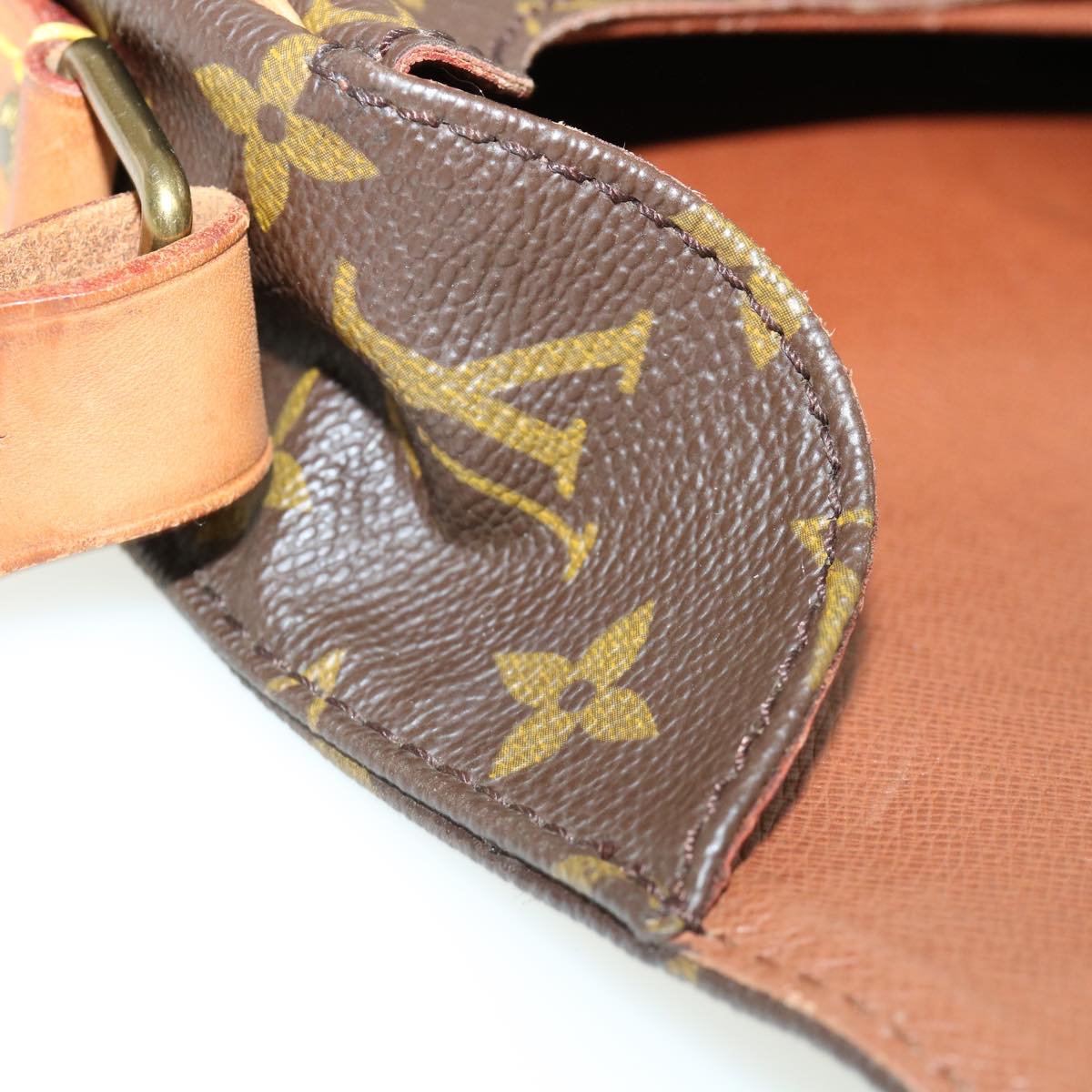 LOUIS VUITTON Monogram Cartouchiere GM Shoulder Bag M51252 LV hs1276