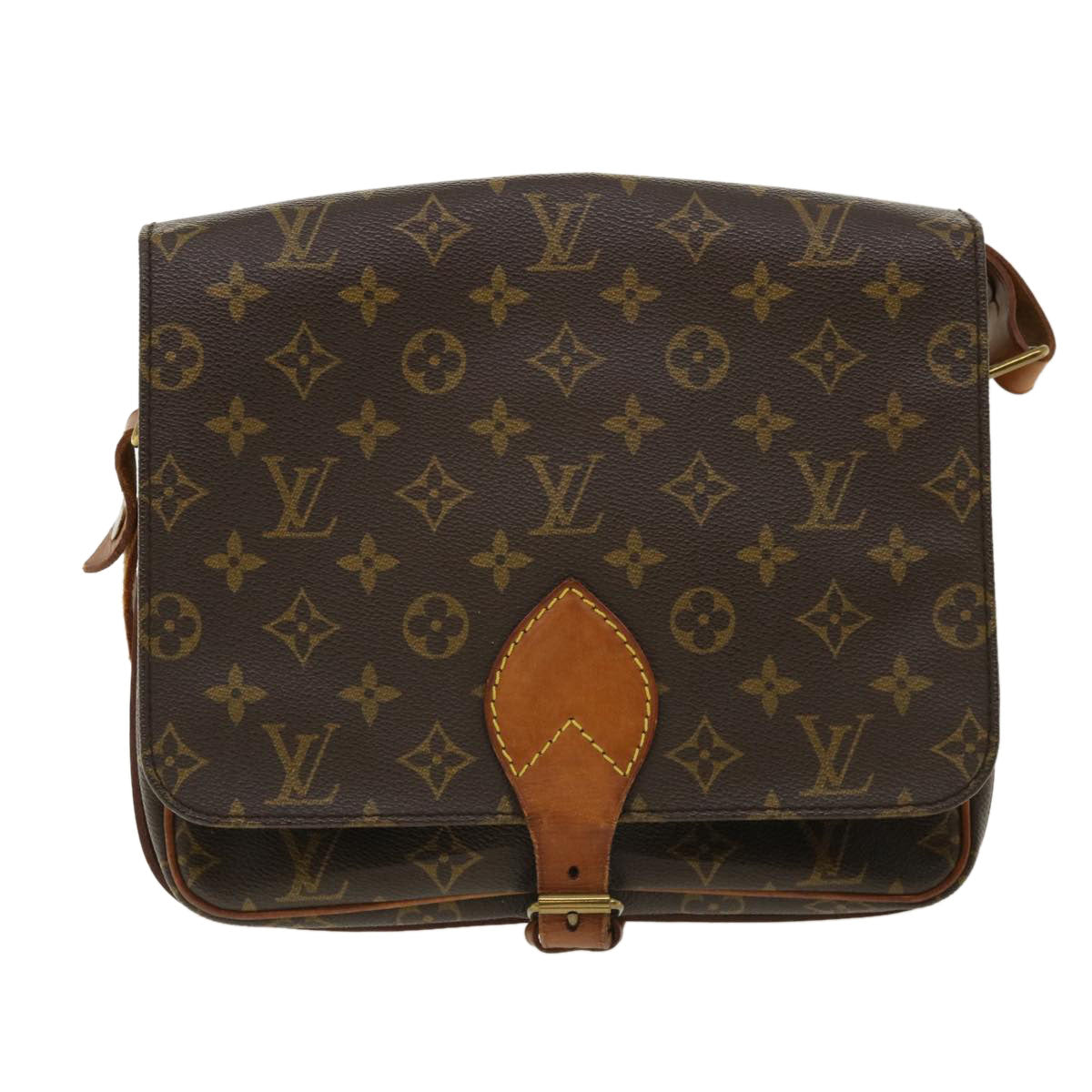 LOUIS VUITTON Monogram Cartouchiere GM Shoulder Bag M51252 LV hs1276