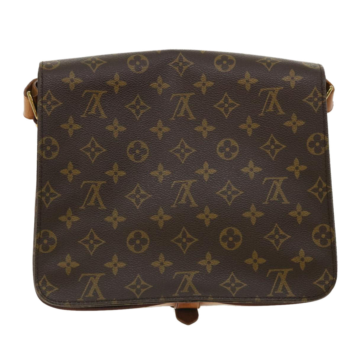 LOUIS VUITTON Monogram Cartouchiere GM Shoulder Bag M51252 LV hs1276