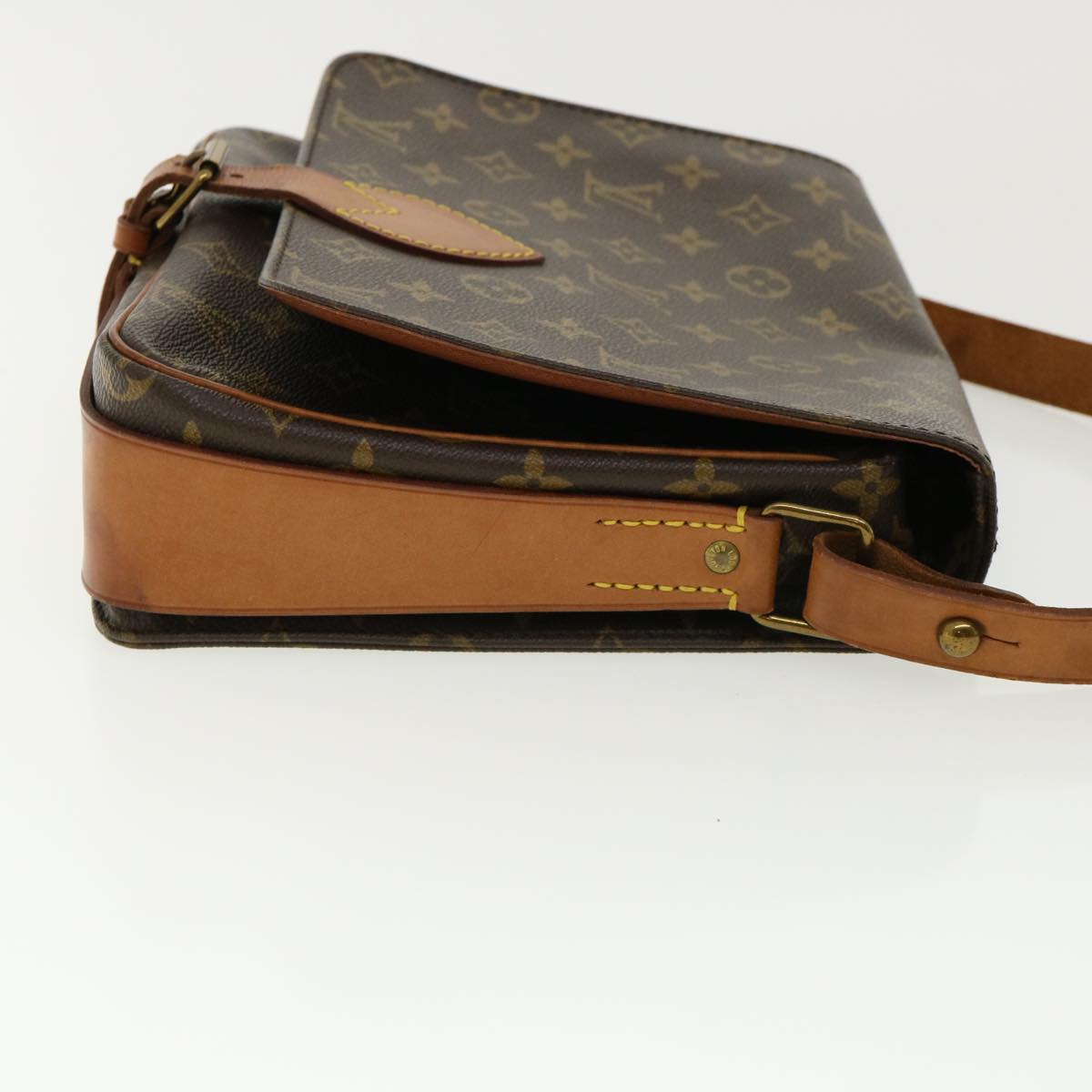 LOUIS VUITTON Monogram Cartouchiere GM Shoulder Bag M51252 LV hs1276