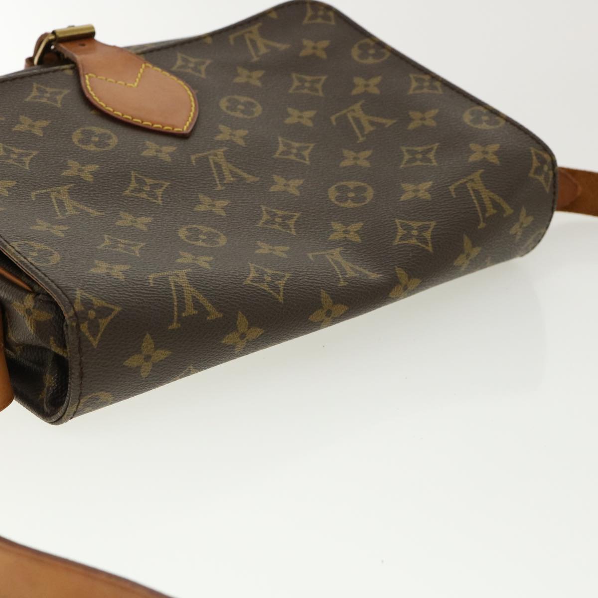 LOUIS VUITTON Monogram Cartouchiere GM Shoulder Bag M51252 LV hs1276