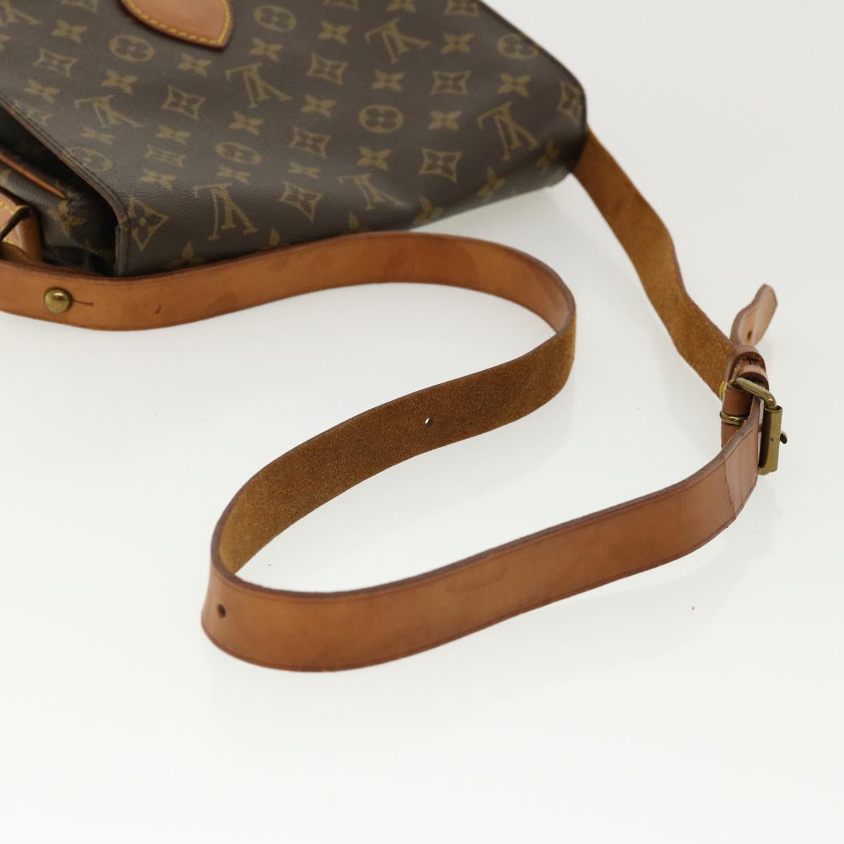 LOUIS VUITTON Monogram Cartouchiere GM Shoulder Bag M51252 LV hs1276
