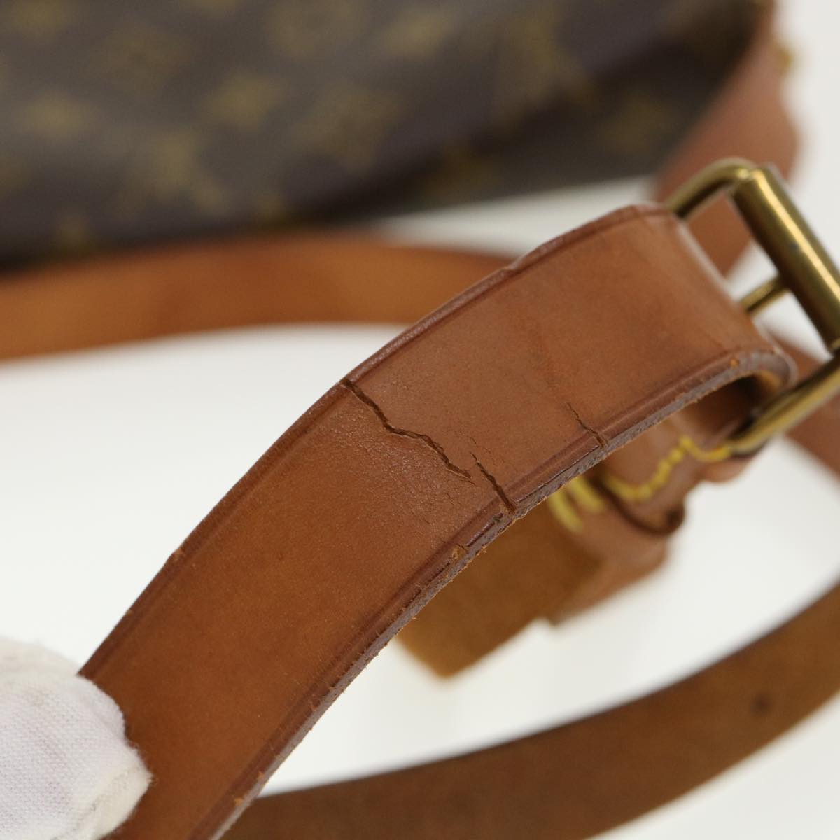 LOUIS VUITTON Monogram Cartouchiere GM Shoulder Bag M51252 LV hs1276