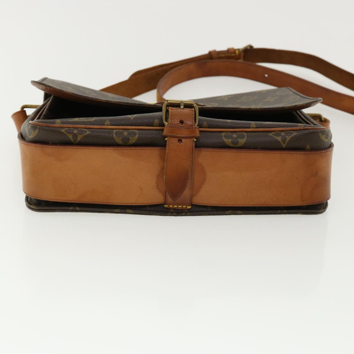 LOUIS VUITTON Monogram Cartouchiere GM Shoulder Bag M51252 LV hs1276