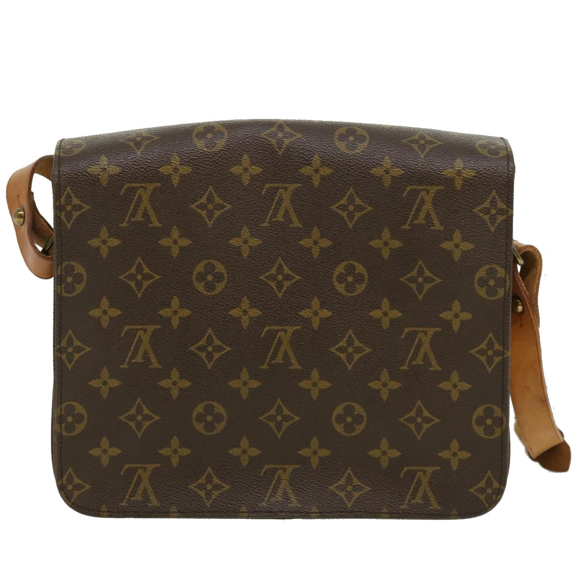 LOUIS VUITTON Monogram Cartouchiere GM Shoulder Bag M51252 LV hs1277