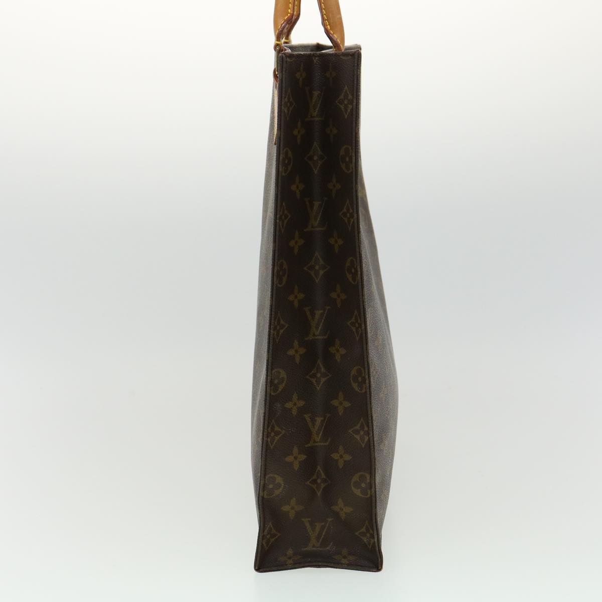 LOUIS VUITTON Monogram Sac Plat Hand Bag M51140 LV hs1287