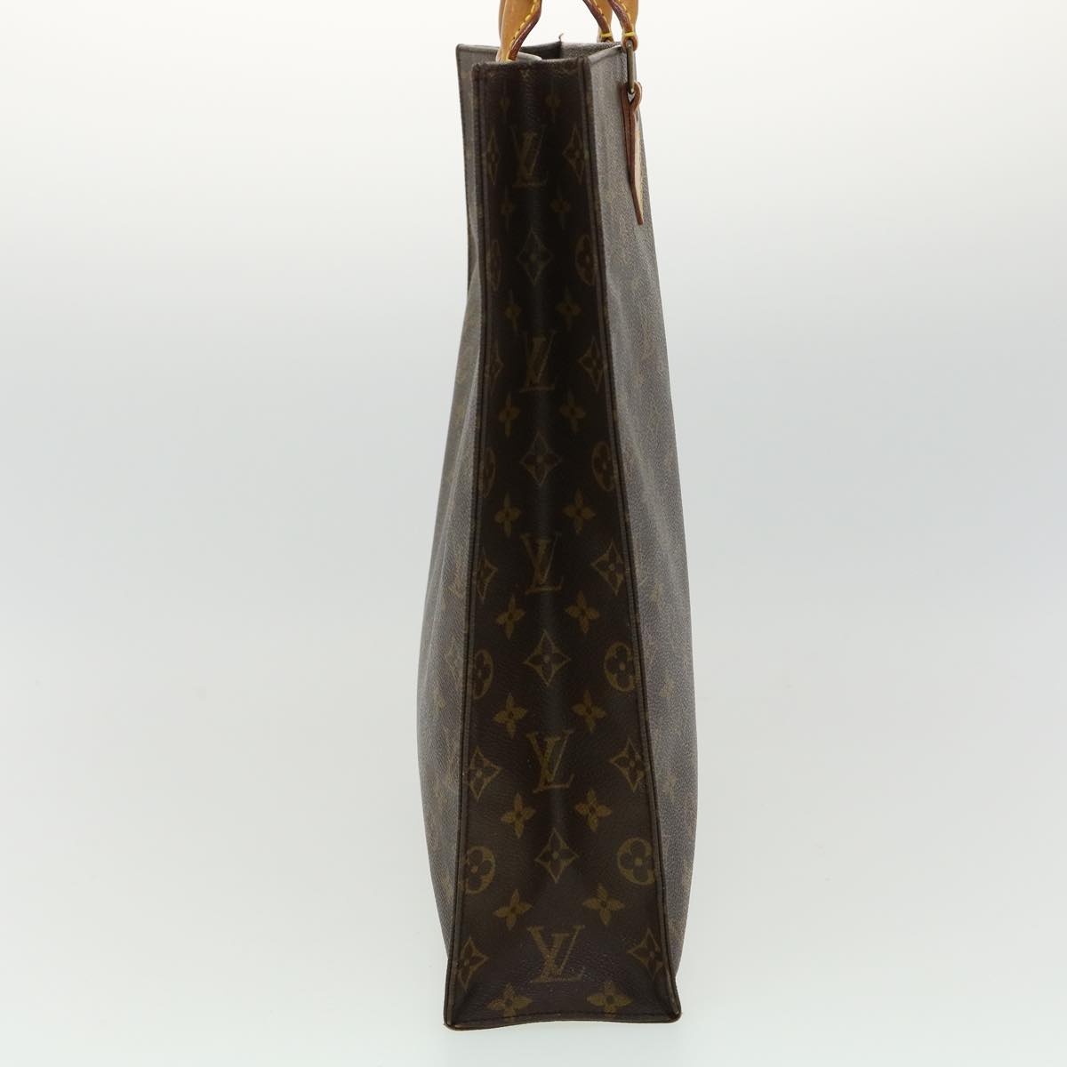 LOUIS VUITTON Monogram Sac Plat Hand Bag M51140 LV hs1287