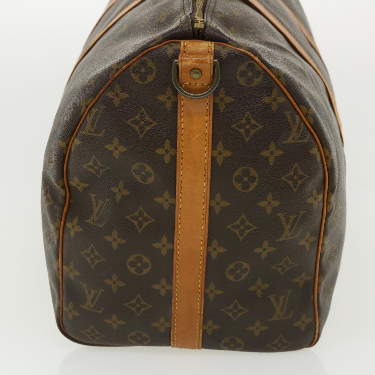 LOUIS VUITTON Monogram Keepall Bandouliere 50 Boston Bag M41416 LV hs1297