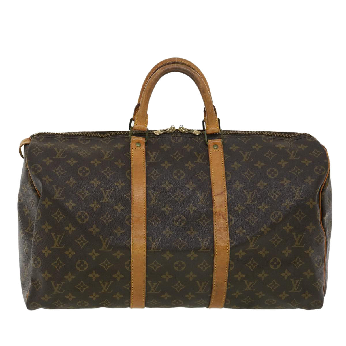 LOUIS VUITTON Monogram Keepall 50 Boston Bag M41426 LV hs1298