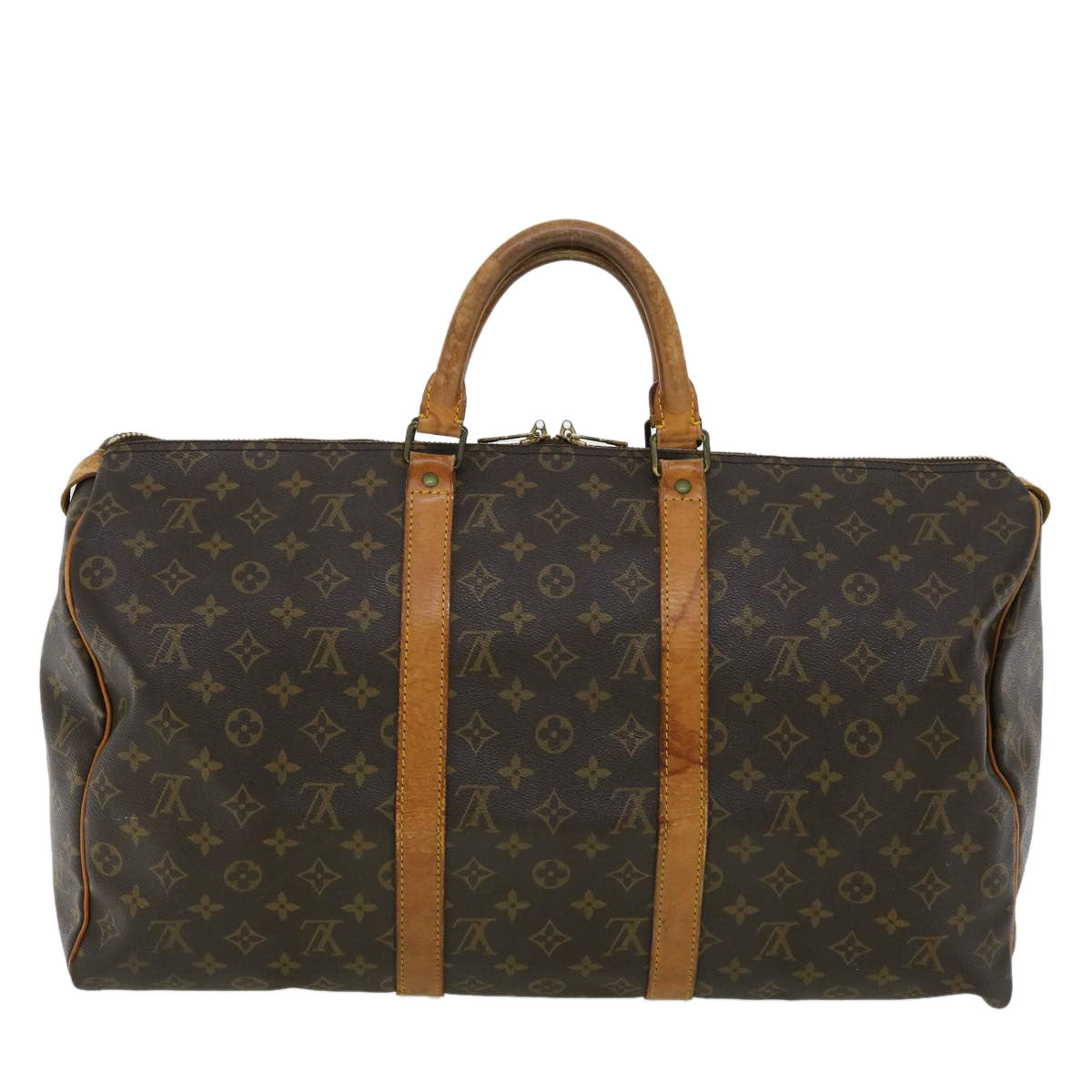 LOUIS VUITTON Monogram Keepall 50 Boston Bag M41426 LV hs1298