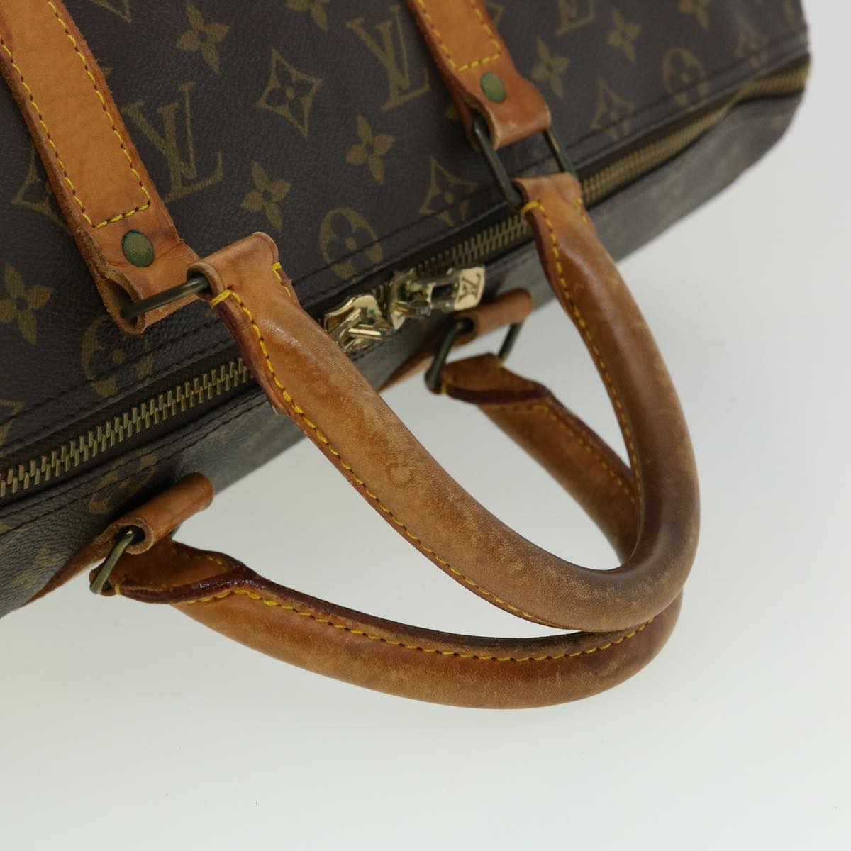 LOUIS VUITTON Monogram Keepall 50 Boston Bag M41426 LV hs1298