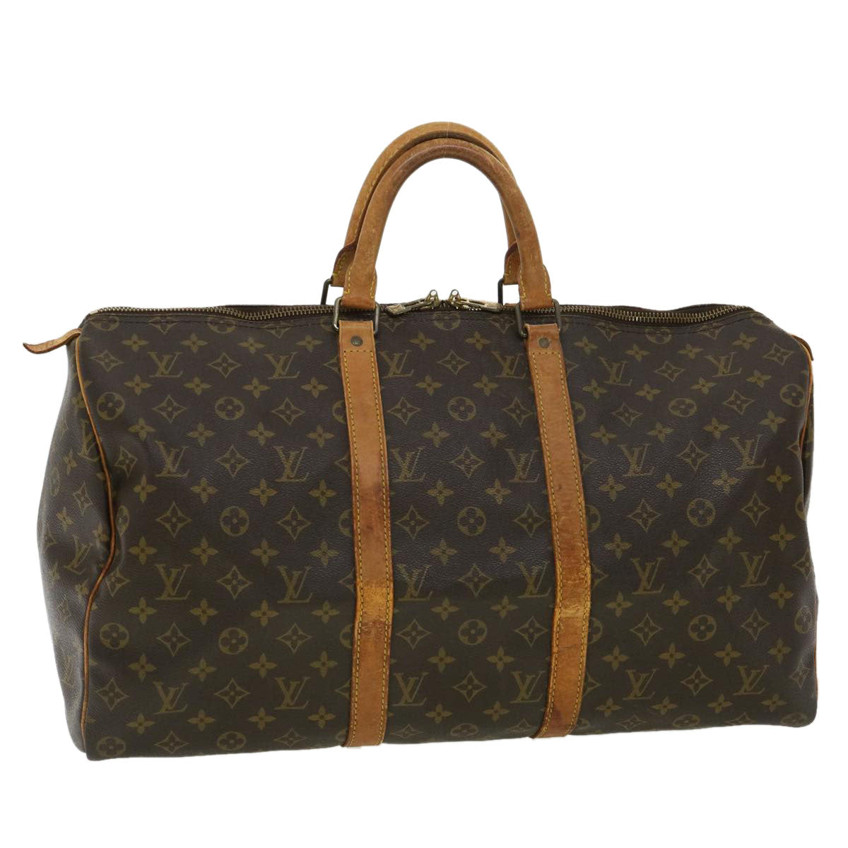 LOUIS VUITTON Monogram Keepall 50 Boston Bag M41426 LV hs1302