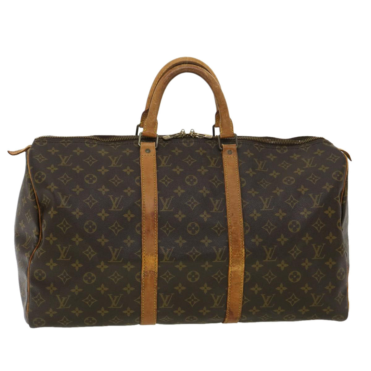 LOUIS VUITTON Monogram Keepall 50 Boston Bag M41426 LV hs1302