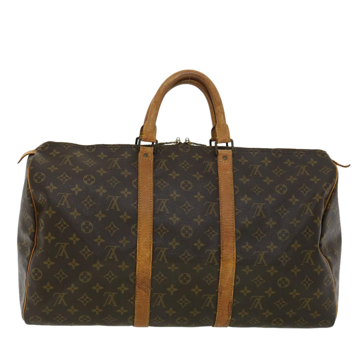 LOUIS VUITTON Monogram Keepall 50 Boston Bag M41426 LV hs1302